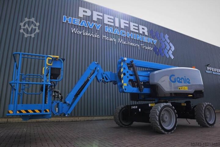 Шарнирно-телескопическая рабочая платформа Genie Z45-DC Valid inspection, *Guarantee, Fully Electri