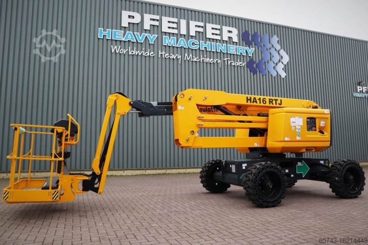 Шарнирно-телескопическая рабочая платформа Haulotte HA16RTJ Valid Inspection, *Guarantee! Diesel, 4x4