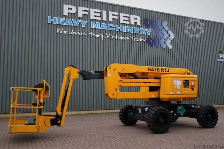 Шарнирно-телескопическая рабочая платформа Haulotte HA16RTJ Valid Inspection, *Guarantee! Diesel, 4x4