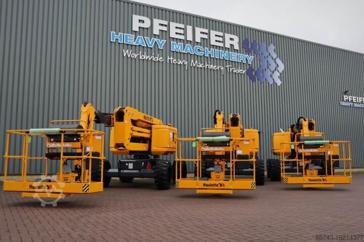 Шарнирно-телескопическая рабочая платформа Haulotte HA16RTJ Valid Inspection, *Guarantee! Diesel, 4x4