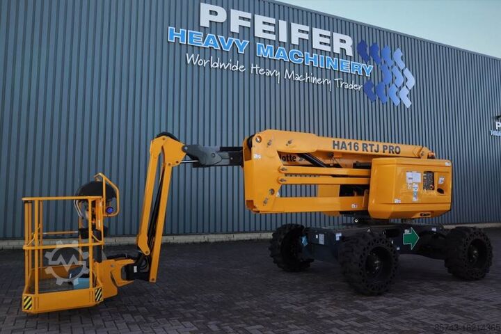 Шарнирно-телескопическая рабочая платформа Haulotte HA16RTJ Pro Valid Inspection, *Guarantee! Diesel,