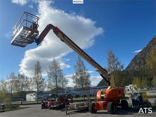 Подъемная платформа JLG 860SJ 28 meter boom lift. Certified. WATCH VIDEO.