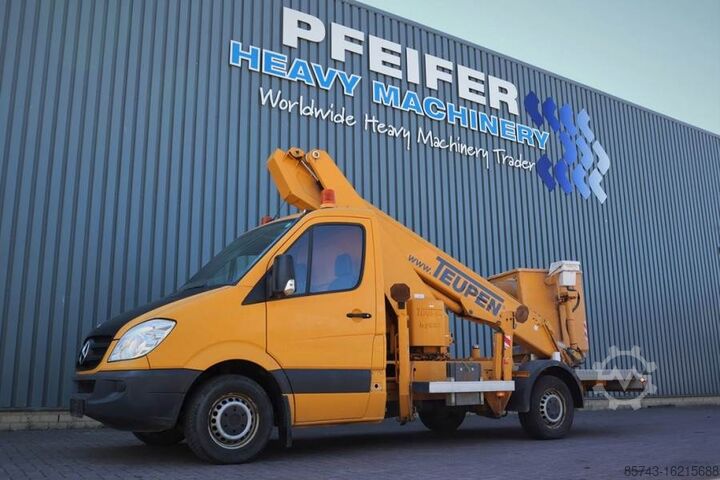 Платформа, установленная на грузовике Teupen EURO B16T Driving Licence B/3, Diesel, 16m Working