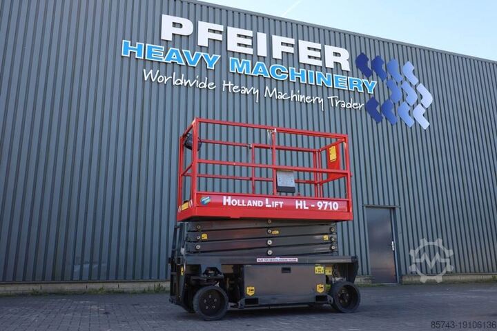 Ножничный подъемник Holland Lift Ecostar HL-9710 Electric, 12m Working Height, 325k