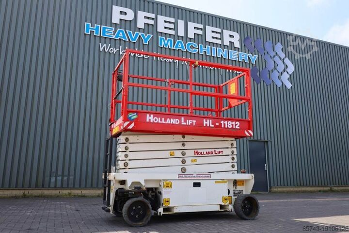 Ножничный подъемник Holland Lift Ecostar HL-11812 Electric, 14m Working Height, 300