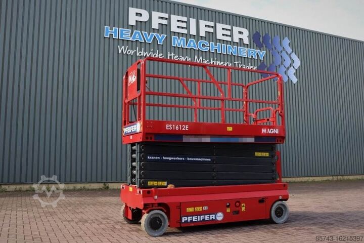 Ножничный подъемник Magni ES1612E Valid inspection, *Guarantee!, Electric, 1