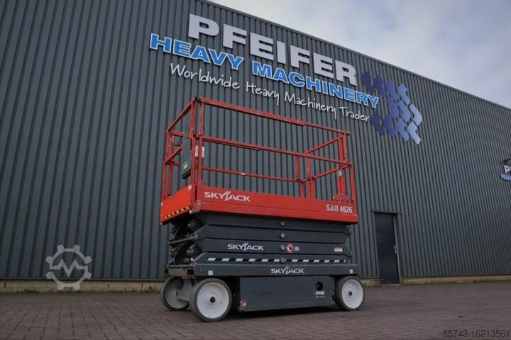 Ножничный подъемник SkyJack SJ4626 ELECTRIC, 10M WORKING HEIGHT, 454KG CAPACIT
