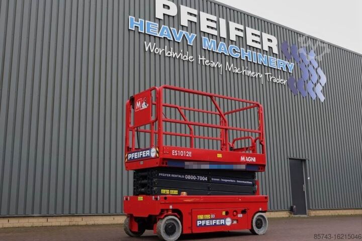 Ножничный подъемник Magni ES1012E Valid inspection, *Guarantee! Electric, 10