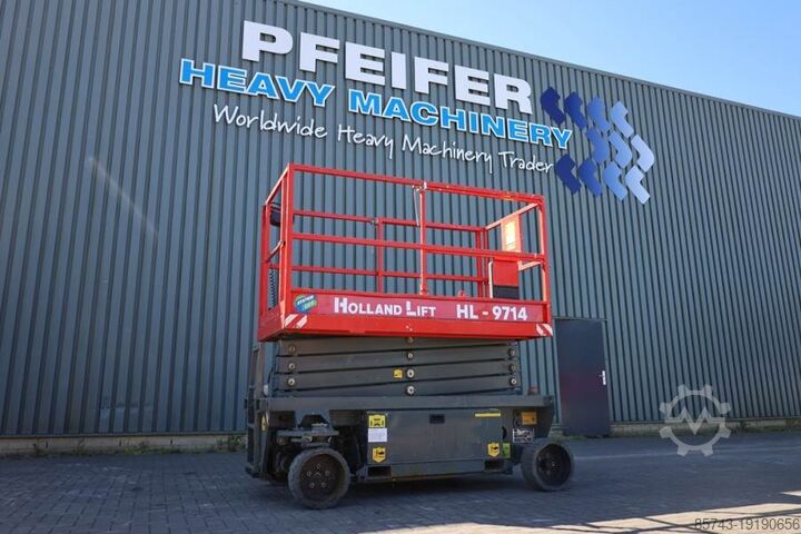 Ножничный подъемник Holland Lift Ecostar HL-9714 Electric, 12m Working Height, 325k
