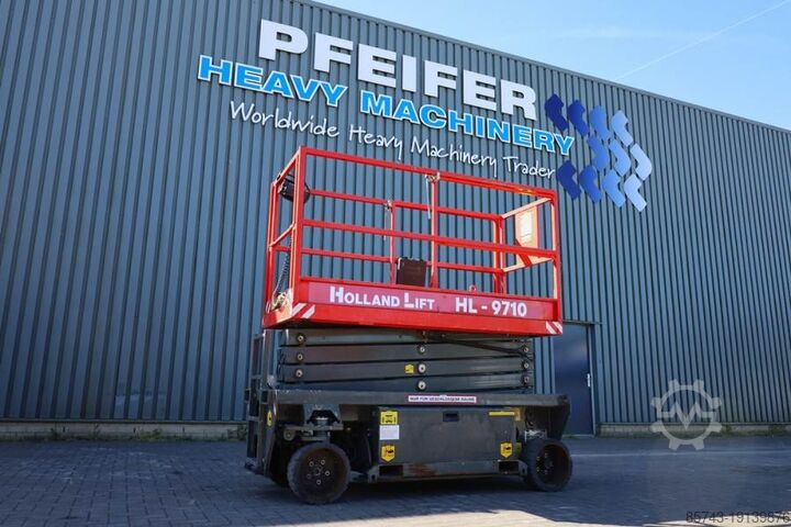 Ножничный подъемник Holland Lift Ecostar HL-9710 Electric, 12m Working Height, 325k