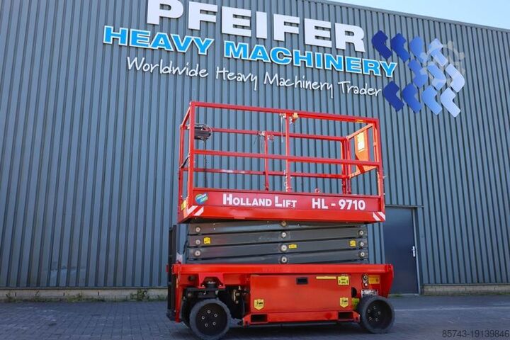 Ножничный подъемник Holland Lift Ecostar HL-9710 Electric, 12m Working Height, 325k