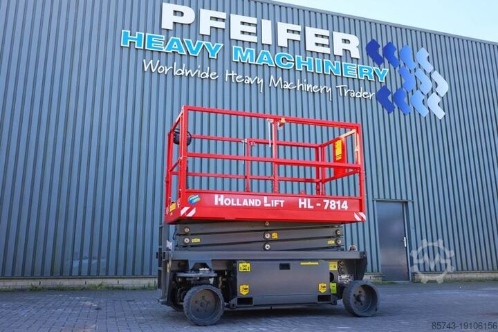 Ножничный подъемник Holland Lift Ecostar HL-7814 Electric, 10m Working Height, 450k