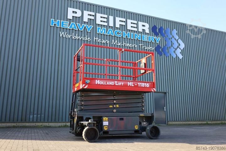 Ножничный подъемник Holland Lift Ecostar HL-11816 Electric, 14m Working Height, 300