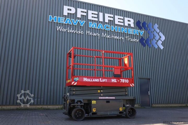 Ножничный подъемник Holland Lift Ecostar HL-7810 Electric, 10m Working Height, 450k