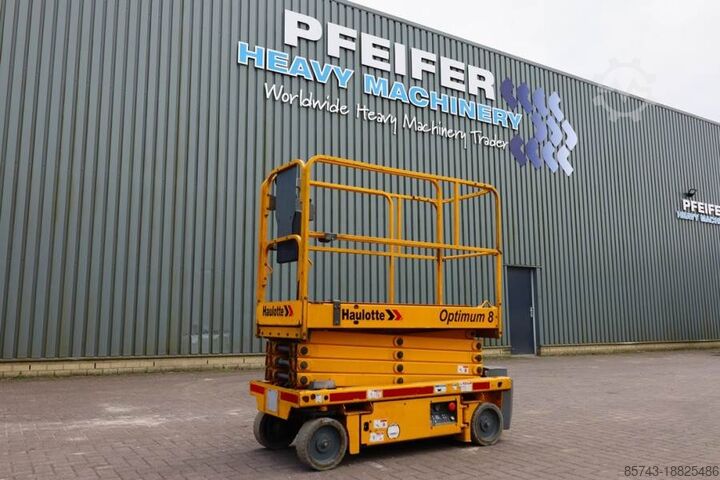 Ножничный подъемник Haulotte Optimum 8AC Electric, 7.77m Working Height, 230kg
