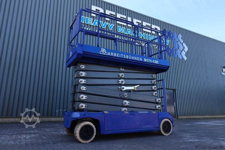 Ножничный подъемник PB LIFT S171-12E Electric, 17.3m Working Height, 400k