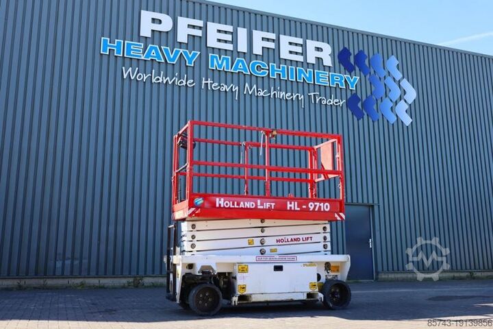 Ножничный подъемник Holland Lift Ecostar HL-9710 Electric, 12m Working Height, 325k