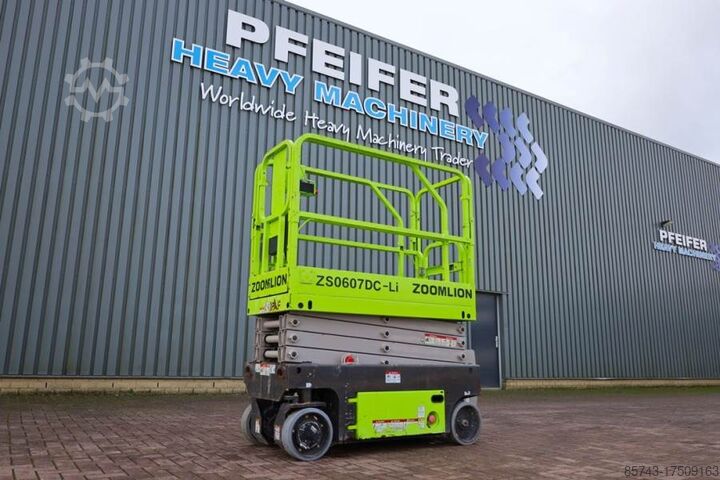 Ножничный подъемник Zoomlion ZS0607DC Li Valid inspection, *Guarantee! Electric