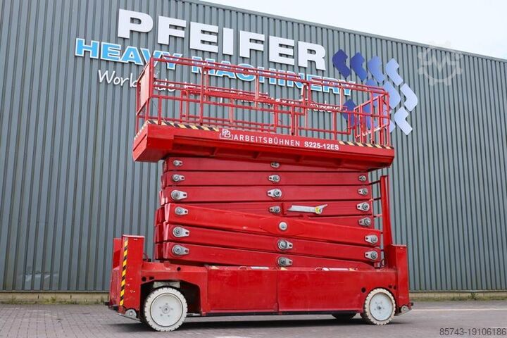 Ножничный подъемник PB LIFT S225-12ES Electric, 22.5m Working Height, 450