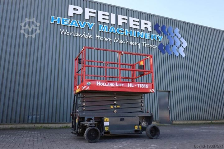 Ножничный подъемник Holland Lift Ecostar HL-11816 	Electric, 14m Working Height, 30