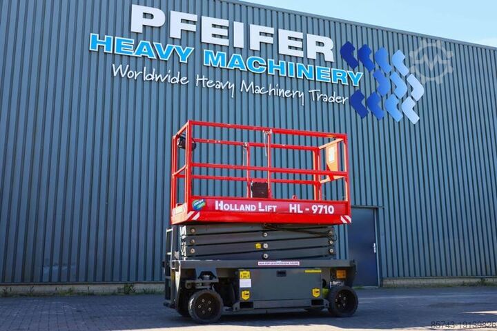 Ножничный подъемник Holland Lift Ecostar HL-9710 Electric, 12m Working Height, 325k