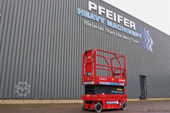 Ножничный подъемник Magni ES0807E Available Directly From Stock, Electric, 7