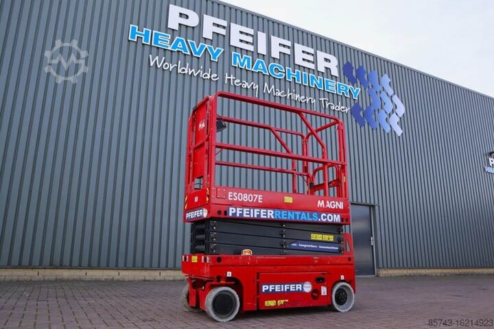 Ножничный подъемник Magni ES0807E Available Directly From Stock, Electric, 7