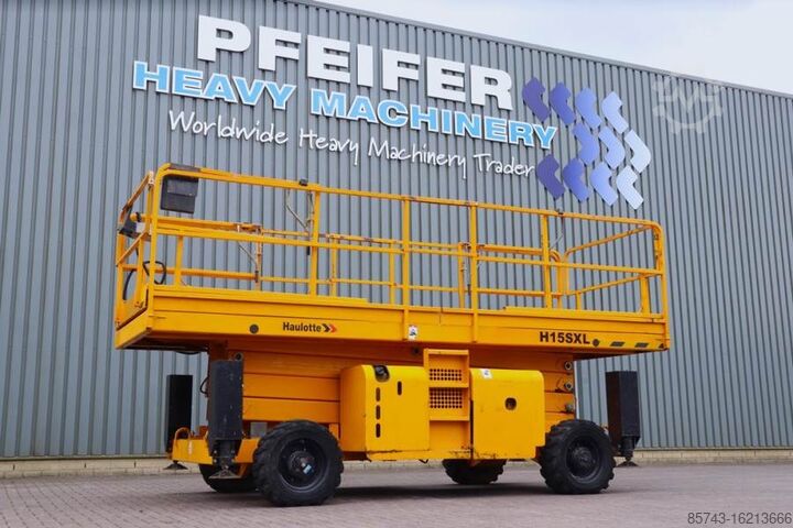 Ножничный подъемник Haulotte H15SXL Diesel, 4x4 Drive, 15m Working Height, 500k