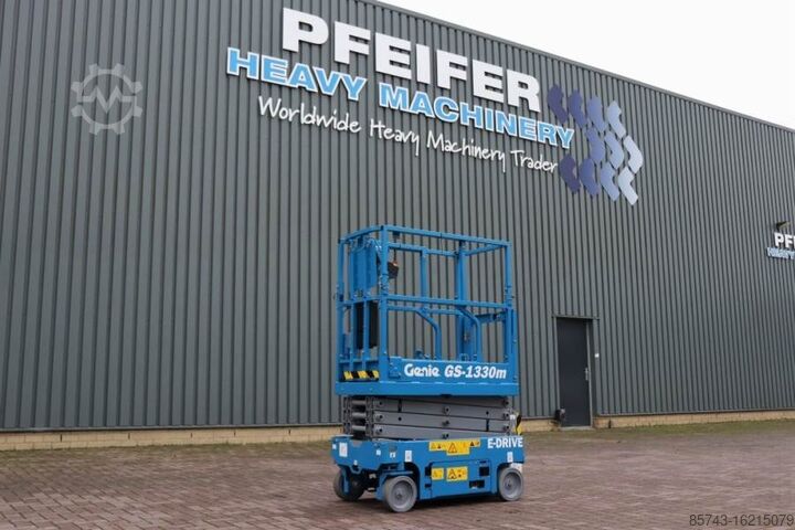 Ножничный подъемник Genie GS1330M Valid inspection, *Guarantee! All-Electric