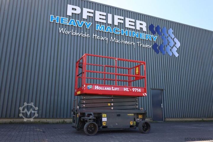 Ножничный подъемник Holland Lift Ecostar HL-9714 Electric, 12m Working Height, 325k