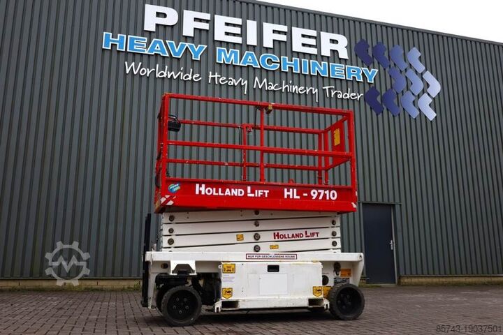 Ножничный подъемник Holland Lift Ecostar HL-9710 Electric, 12m Working Height, 325k