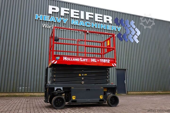 Ножничный подъемник Holland Lift Ecostar HL-11812 Electric, 14m Working Height, 300