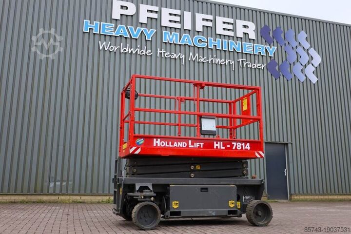 Ножничный подъемник Holland Lift Ecostar HL-7814 Electric, 10m Working Height, 450k