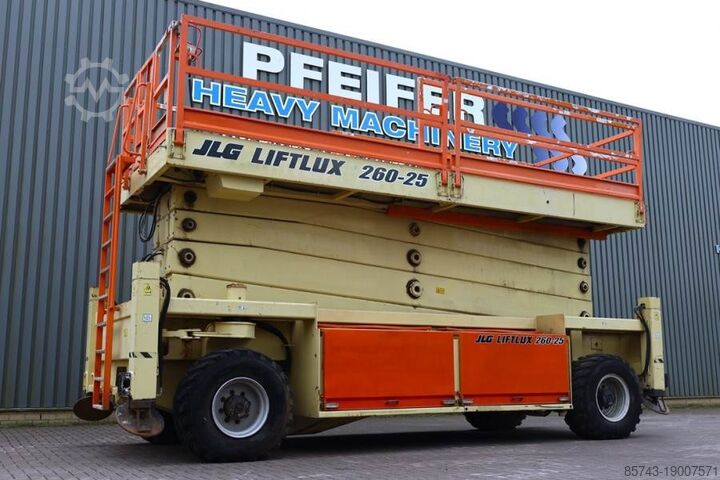 Ножничный подъемник JLG 260-25 Diesel, 4x4 Drive, 9.80m Hydraulic Deck Ext