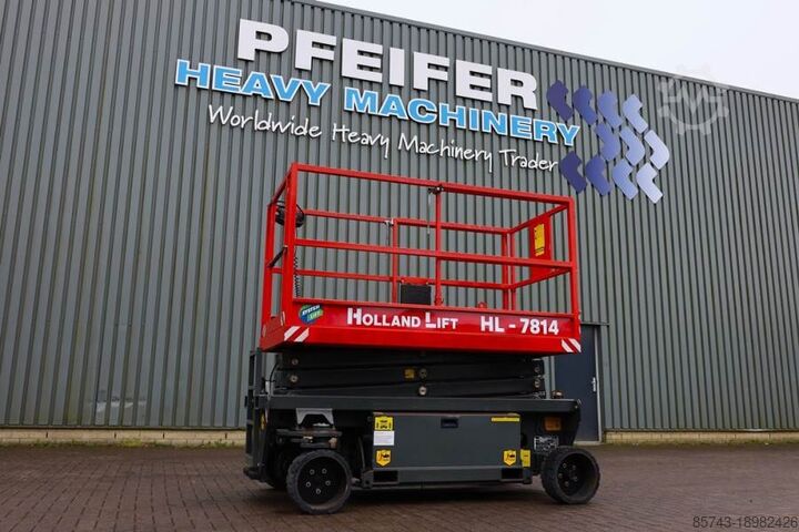 Ножничный подъемник Holland Lift Ecostar HL-7814 Electric, 10m Working Height, 450k