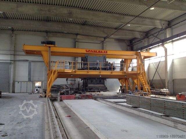 Предварительно напряженная бетонная пустотная плита Spancrete Machinery GT-240