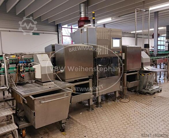 Линия розлива в многоразовые стеклянные бутылки Krones 