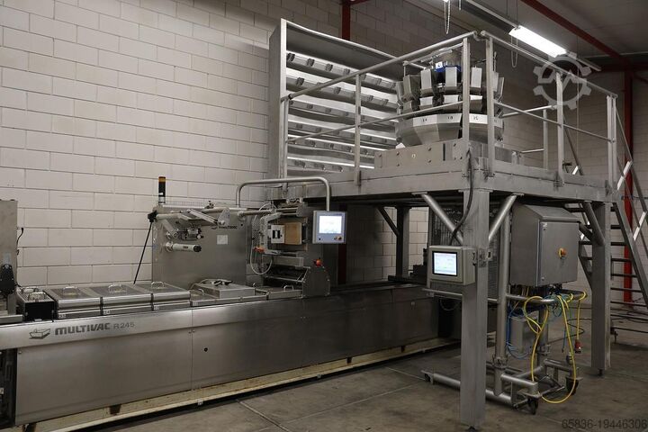 2013 Multivac - Yamato полностью автоматическая линия взвешивания и упаковки Multivac - Yamato Full automatic weighing and packing line