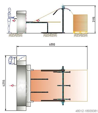 Боксер LCR, без Panotec / Packsize LCR LORENZONI (Bo.) Box On Demand VISION 2800 Automatik Endloswellpappe