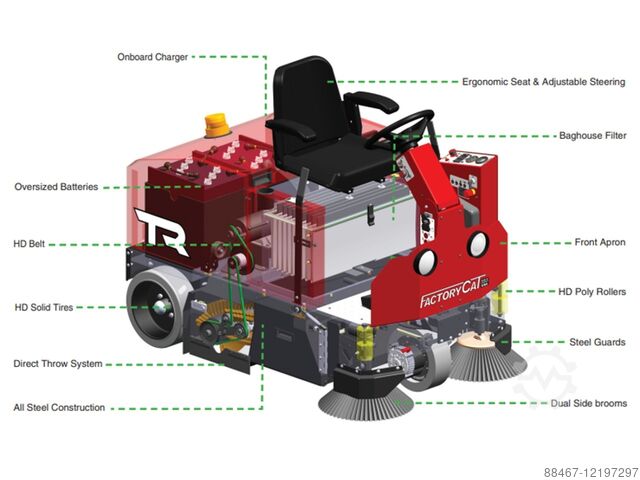 подметальная машина Factory Cat TR