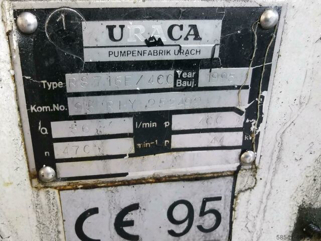 Насосный агрегат высокого давления 400 бар 56 л/мин. Uraca RS716E/400