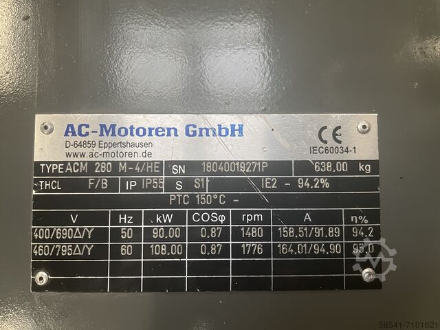 Насосный агрегат высокого давления 610 бар 78 л/мин Hammelmann HDP 142