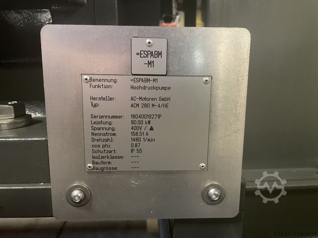 Насосный агрегат высокого давления 610 бар 78 л/мин Hammelmann HDP 142