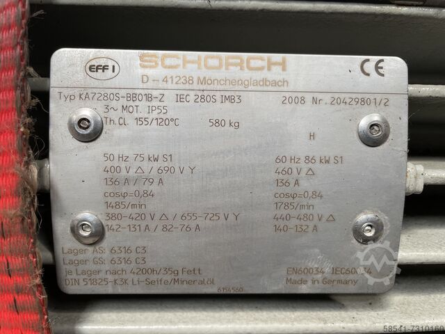 Насосный агрегат высокого давления 600 бар 66 л/мин Hammelmann HDP 127