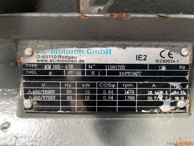 Насосный агрегат высокого давления 300 бар 24 л/мин Hammelmann HDP 47