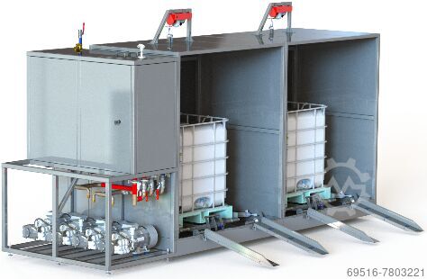 Система мойки для контейнеров IBC Vacat-Technika MK1006/84/2