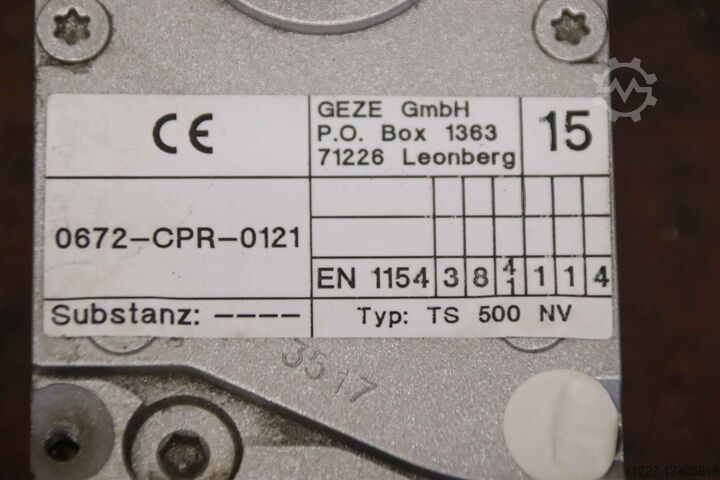 Доводчик Geze TS 500 NV 0672-CPR-0121