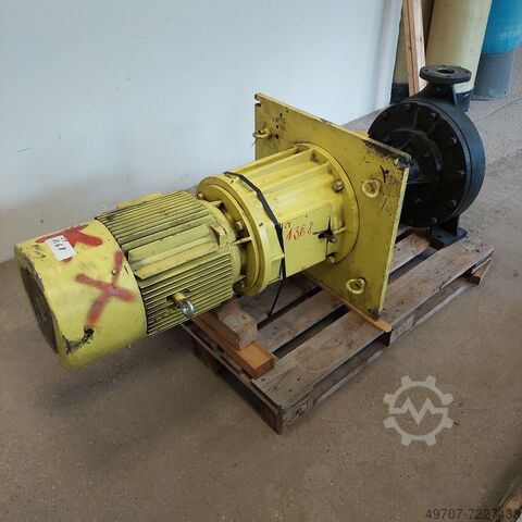 Вертикальный центробежный химический насос FIP ALFA 65-40 V2CM 40m3/h  H:40m  16,5kw