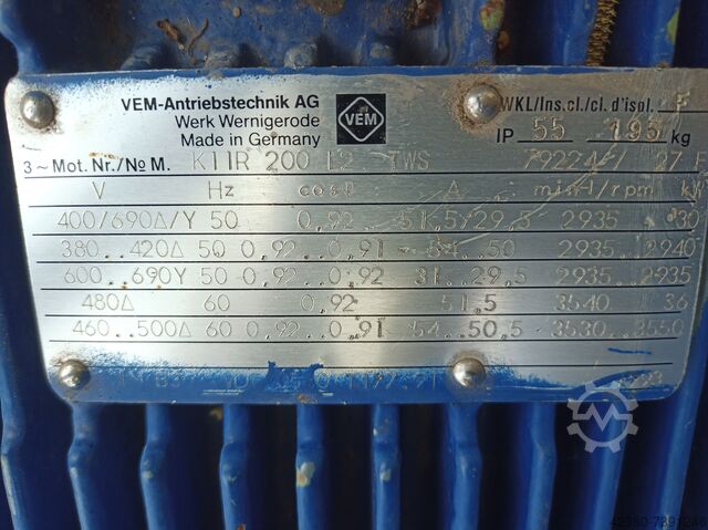 Центробежный насос Питательный насос для котла KSB WKF 50/7 ; 30kW ; 20m³/h ; 214m