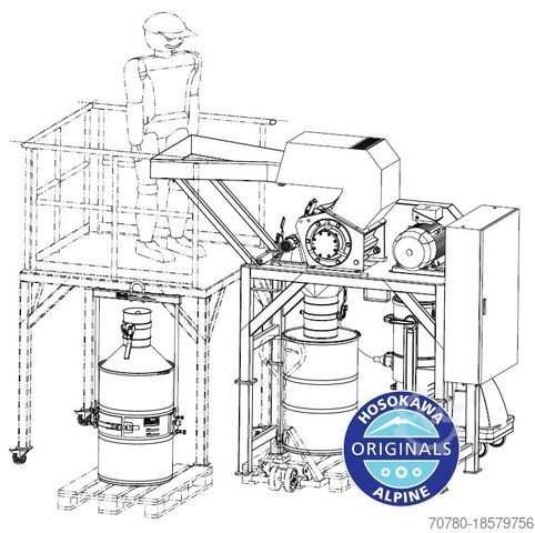 Ветряная мельница Hosokawa Alpine RO 28/40 (RENTAL MACHINE)